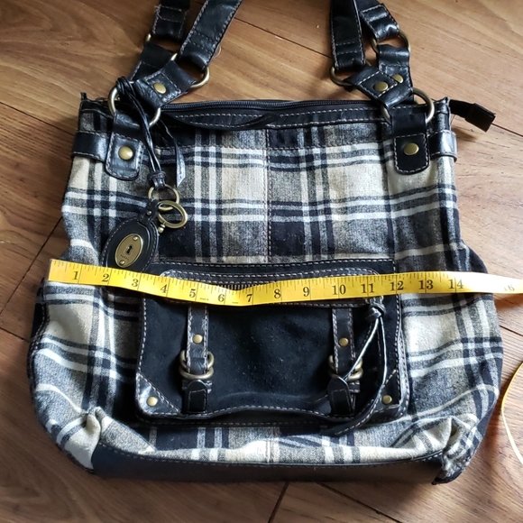Fossil plaid shoulder bag - Picture 7 of 8